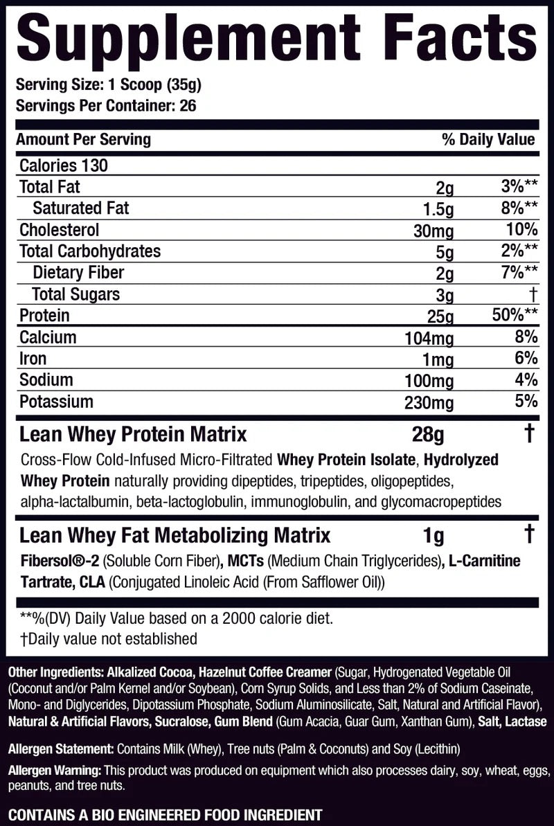 MUSCLE SPORT LEAN WHEY PROTEIN
