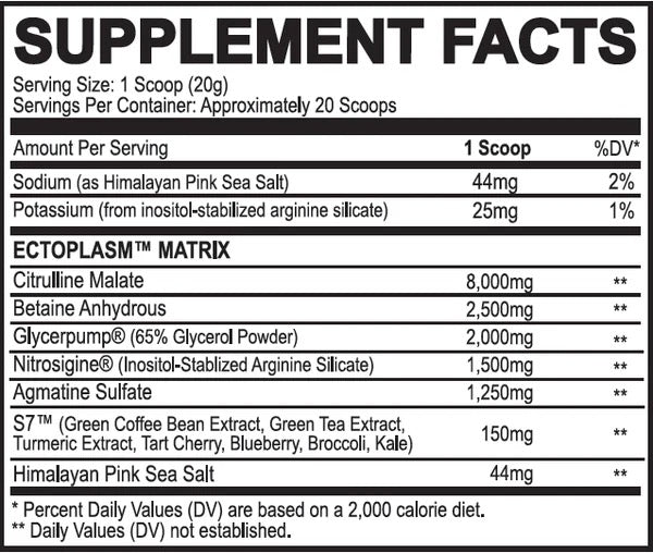BLACK MAGIC ECTO PLASM PREWORKOUT