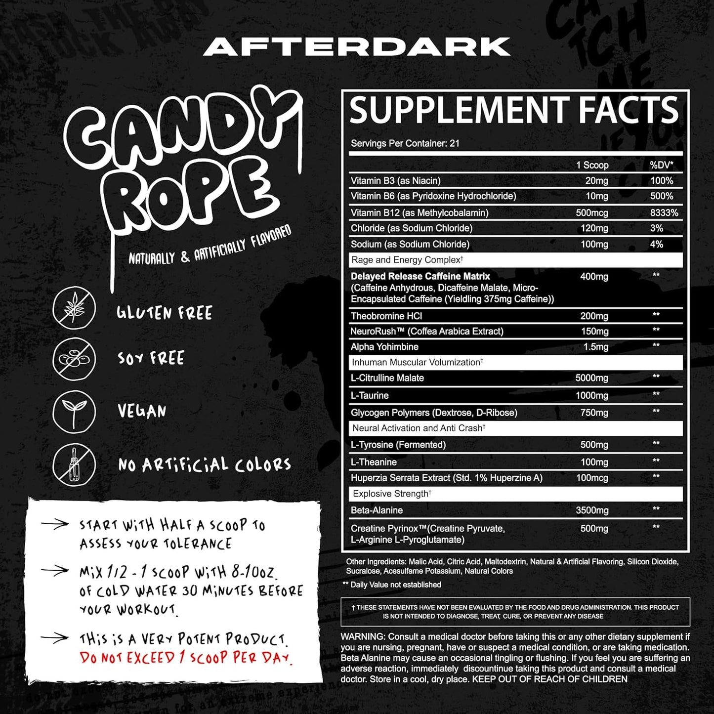 AFRER DARK INHUMAN PREWORKOUT