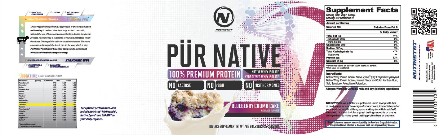 NUTRISTAT PUR NATIVE PROTEIN 2lb