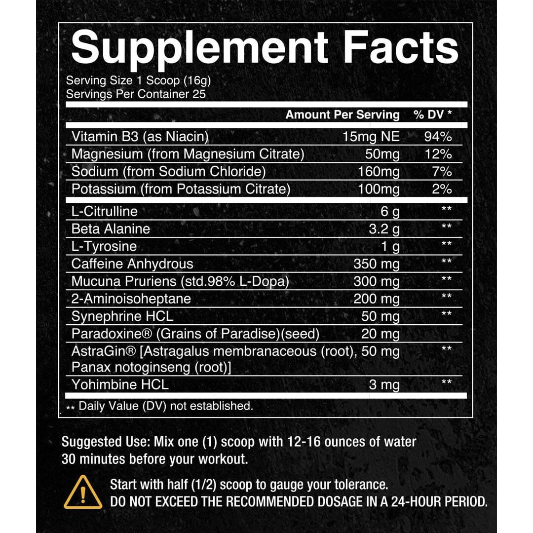 CONDEMNED CONVICT PREWORKOUT